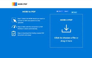 Mobi to PDF Converter screenshot 1