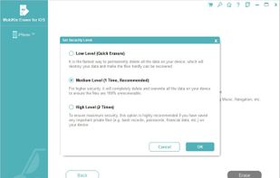 MobiKin Eraser for iOS screenshot 1