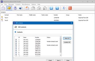 Mobile Broadband SMS Toolkit screenshot 1