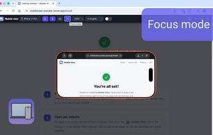 Focus mode