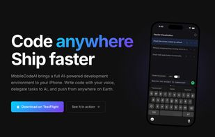 MobileCodeAI screenshot 1