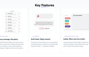 Key Features: Unified inbox, AI-powered, and labels
