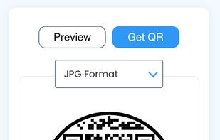download QR code in the file format of your choice