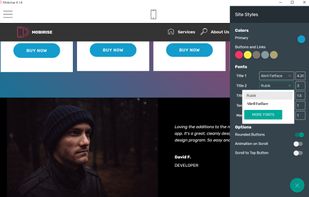 Mobirise screenshot 3