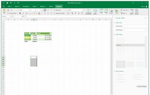 OfficeSuite Sheets running on Windows 10