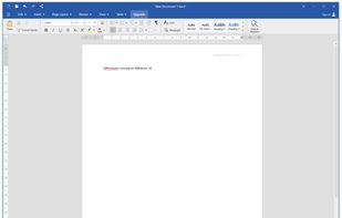 OfficeSuite Documents running on Windows 10