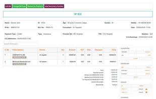 MocDoc Hospital Management software screenshot 2