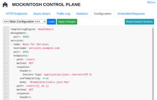Control Plane - Configuration Editor