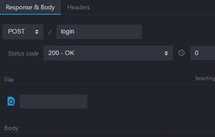 Mockoon screenshot 1