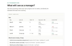 Manager report