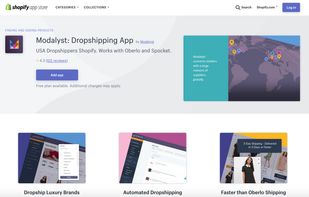 Modalyst screenshot 2