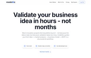 Validate Your Business Idea - AI guided and in hours not month