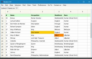 Modern CSV screenshot 1