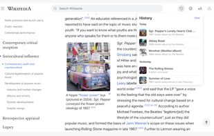 Modern for Wikipedia screenshot 2