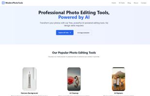 Homepage showing the grid of tools.