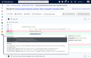 Moderne screenshot 1