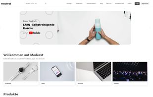 Moderst Landing Page