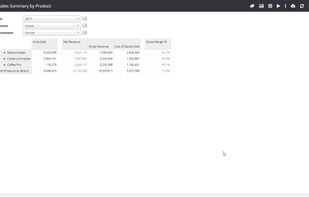 Developing a Report for Sales