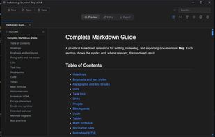 Moji (Markdown Reader) screenshot 1