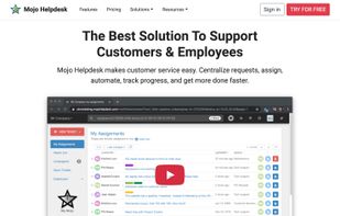 Mojo Helpdesk screenshot 1