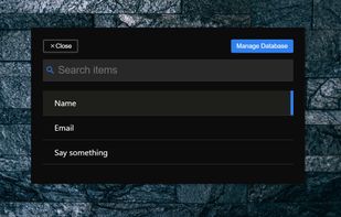 Search, select and execute.