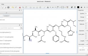 Molsketch screenshot 1