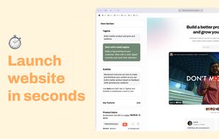 launch a website in seconds with nocode