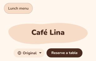 What guests see on their phone