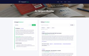 Monard X AI Jargon Buster App