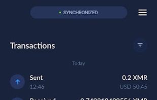 Monero.com screenshot 1