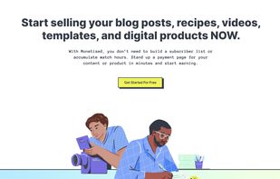 Sell content and products a la carte, on your terms. 