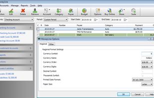 MoneyLine Personal Finance Software screenshot 1