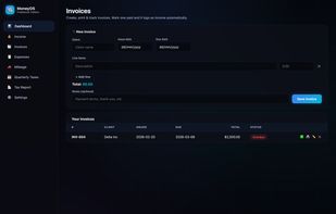 MoneyOS screenshot 1