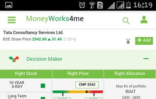 MoneyWorks4ME screenshot 1