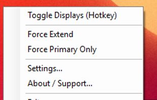 Monitor Toggle Hotkey screenshot 1