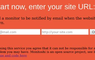 No regitration, just provide your webiste URL and email