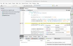 MonoDevelop screenshot 3