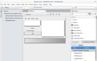 MonoDevelop screenshot 1