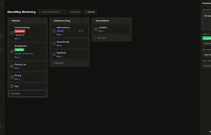 Kanban workspace