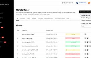 Monster API screenshot 1