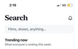 The search function offers a "friends" feature - no more begging for movie reccs now since you can access them right here!