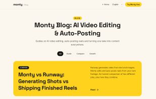 Guides on AI video editing, auto-posting and turning one take into a week of content.