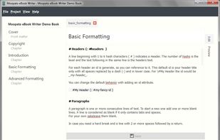 Moopato eBook Writer screenshot 2