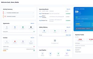 MoreDo dashboard — revenue, schedule, and payment status in one view.