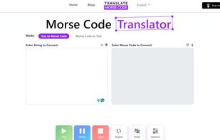 Translate morse code