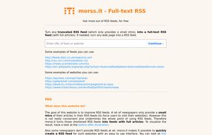 morss.it screenshot 1