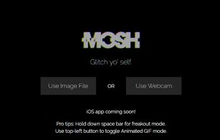 MOSH glitch effects screenshot 1