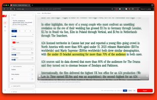 Highlight text in an article