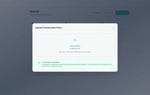 Privacy-first OCR for digitizing your handwritten journals