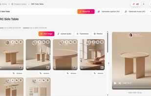 Project scene-based editor